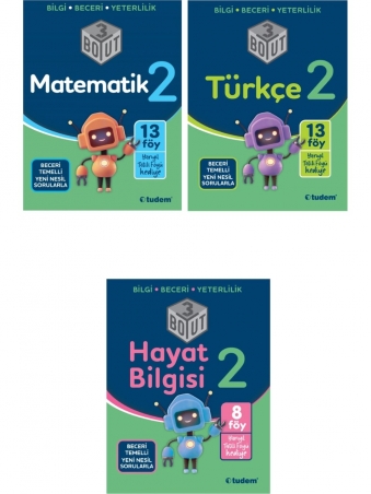 TUDEM 2.SINIF 3 BOYUT SET
