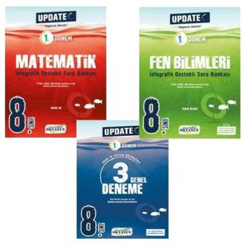 1.Dönem Set Matematik - Fen Bilimleri Inografik Destekli Soru Bankası 3 Genel Deneme 1.Dönem