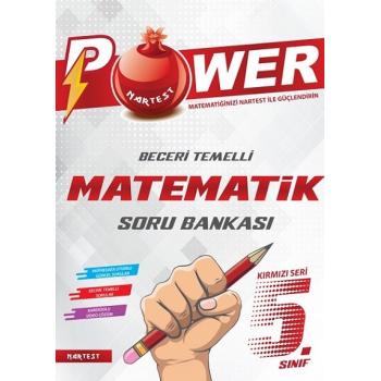 5. Sınıf Matematik Kırmızı Power Soru Bankası Nartest Yayınları