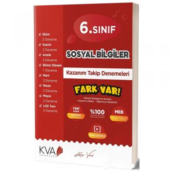 6. Sınıf Sosyal Bilgiler Fark Var Kazanım Takip Denemeleri Koray Varol Akademi