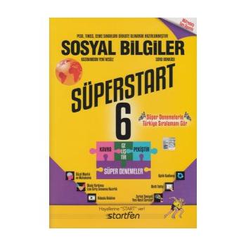 6. Sınıf Sosyal Bilgiler Süperstart Soru Bankası Startfen Yayınları