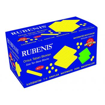 RUBENIS ONLUK TABAN BLOKLARI İLKÖĞRETİM 1-5 SINIFLAR MATEMATİK DERS MATERYALLERİ  ROT-10