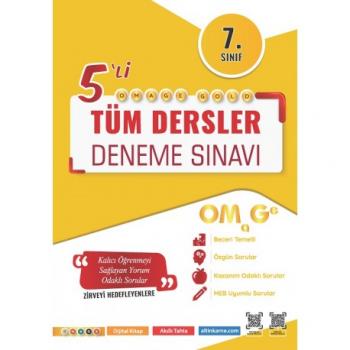 7. Sınıf Tüm Dersler 5li Deneme Omage Yayınları