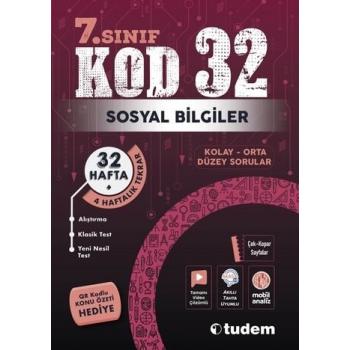 Tudem Yayınları 7. Sınıf Sosyal Bilgiler Kod 32 Tekrar Testleri