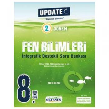 8. Sınıf 2. Dönem Fen Bilimleri Update İnfografik Soru Bankası Okyanus Yayınları