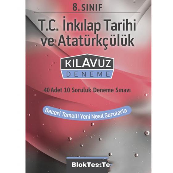 8. Sınıf T.C. İnkılap Tarihi ve Atatürkçülük Kılavuz Deneme Blok Test Yayınları