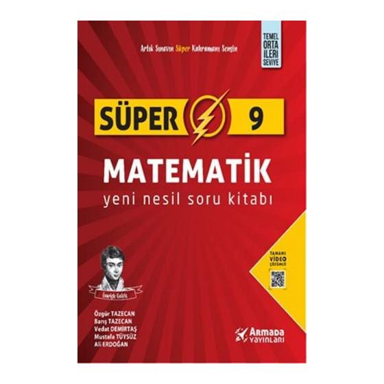 Armada Yayınları 9. Sınıf Süper Matematik Yeni Nesil Soru Kitabı