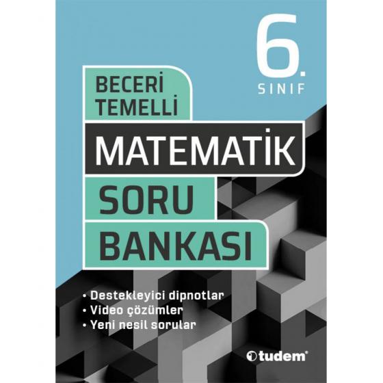 6.Sınıf Matematik Beceri Temelli Soru Bankası Tudem Yayınları