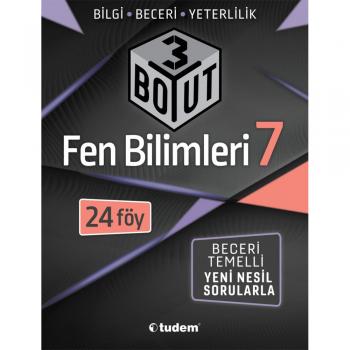 7. Sınıf Fen Bilimleri 3 Boyut Soru Bankası Tudem Eğitim