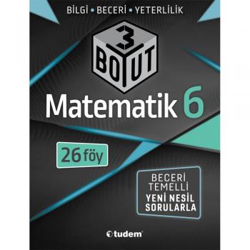 6. Sınıf Matematik 3 Boyut Föy Tudem Yayınları