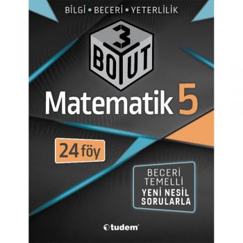 5. Sınıf Matematik 3 Boyut 24 Föy Tudem Yayınları