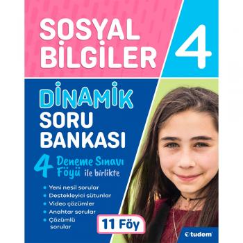 4. Sınıf Sosyal Bilgiler Dinamik Soru Bankası Tudem Yayınları