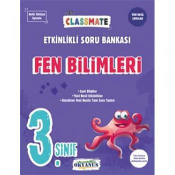 3. Sınıf Classmate Fen Bilimleri Etkinlikli Soru Bankası Okyanus Yayınları