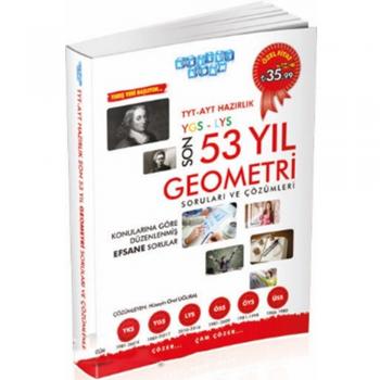 TYT AYT Hazırlık Son 53 Yıl Geometri Çıkmış Sorular ve Çözümleri Akıllı Adam Yayınları