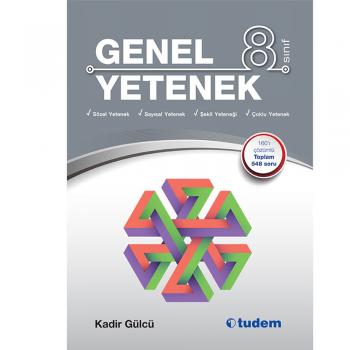 8.Sınıf LGS Genel Yetenek Kitabı Tudem Eğitim