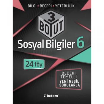 6. Sınıf Sosyal Bilgiler 3 Boyut Yeni Nesil Sorularla Tudem Eğitim