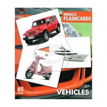 Vehicles Miracle Flashcards 45 Cards Mk Publications