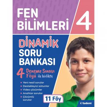 4. Sınıf Fen Bilimleri Dinamik Soru Bankası Tudem Yayınları