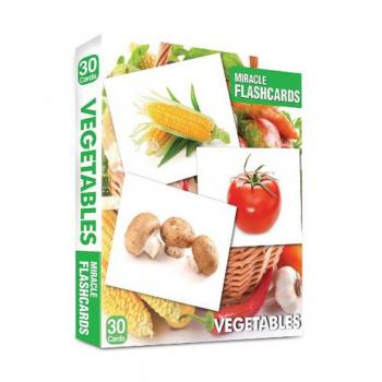 Vegetables Miracle Flashcards 30 Cards Mk Publications