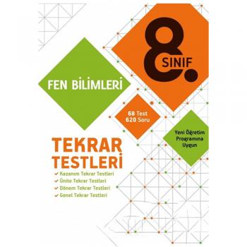 8. Sınıf Fen Bilimleri Tekrar Testleri Blok Test Yayınları