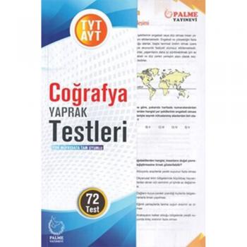 TYT AYT Coğrafya Yaprak Test Palme Yayınları