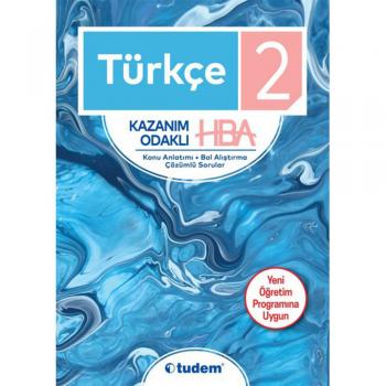 2. Sınıf Türkçe Kazanım Odaklı HBA Tudem Yayınları