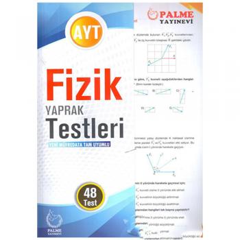 AYT Fizik Yaprak Testleri Palme Yayınevi