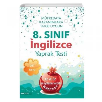 8. Sınıf İngilizce Yaprak Test Nartest Yayınları