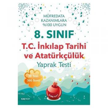 8. Sınıf T.C. İnkılap Tarihi Ve Atatürkçülük Yaprak Test Nartest Yayınları