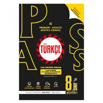 Pass 8. Sınıf Türkçe Soru Bankası Startfen yayınları