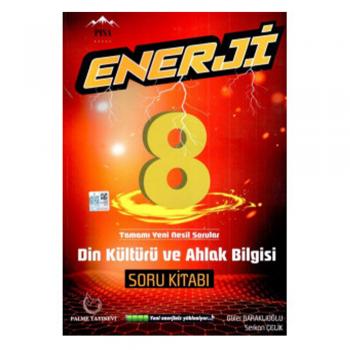 8. Sınıf Din Kültürü ve Ahlak Bilgisi Enerji Soru Kitabı Palme Yayınevi