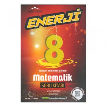 8. Sınıf LGS Enerji Matematik Soru Kitabı Palme Yayınevi