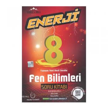 8. Sınıf Fen Bilimleri Enerji Soru Kitabı Palme Yayınevi