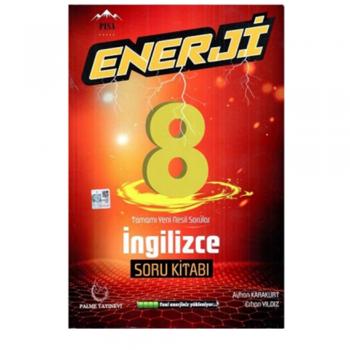 8. Sınıf İngilizce Enerji Soru Kitabı Palme Yayınevi