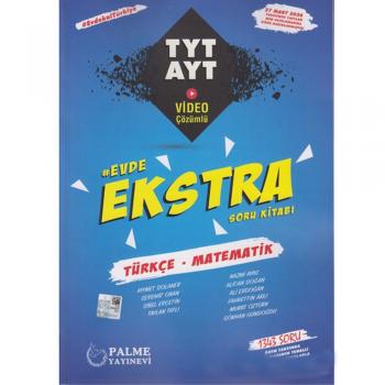 PALME TYT AYT Türkçe Matematik Evde Ekstra Soru Kitabı YENİ
