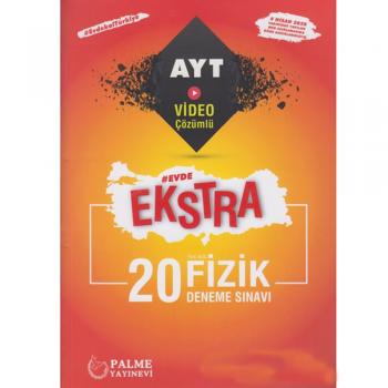 Palme Yayınları AYT Fizik Evde Ekstra 20 Deneme YENİ