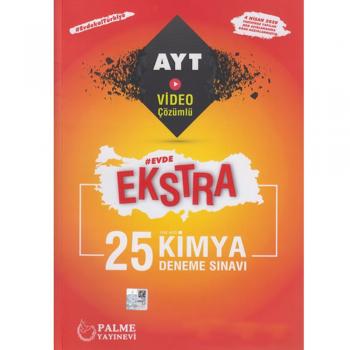 Palme Yayınları AYT Kimya Evde Ekstra 25 Deneme YENİ