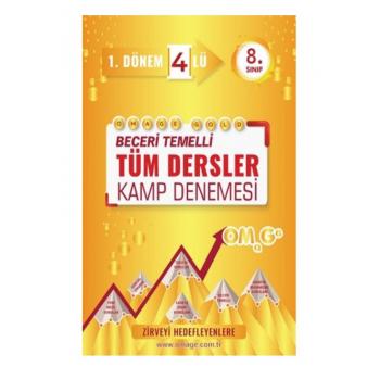 8. Sınıf LGS 1. Dönem Gold 4 Deneme Omage Yayınları