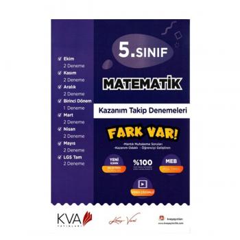 5. Sınıf Matematik Fark Var Kazanım Takip Denemeleri Koray Varol Akademi