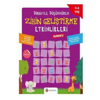 Dikkatle Düşündüren Zihin Geliştirme Etkinlikleri 3 - Sudoku Minik Bilgin