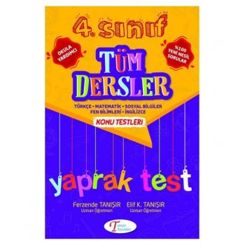 Tanışır 4. Sınıf Tüm Dersler Yaprak Test