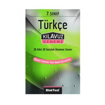 7. Sınıf Türkçe Kılavuz Deneme Blok Test Yayınları