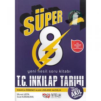 8. Sınıf Süper T.C. İnkılap Tarihi ve Atatürkçülük Soru Kitabı Nitelik Yayınları