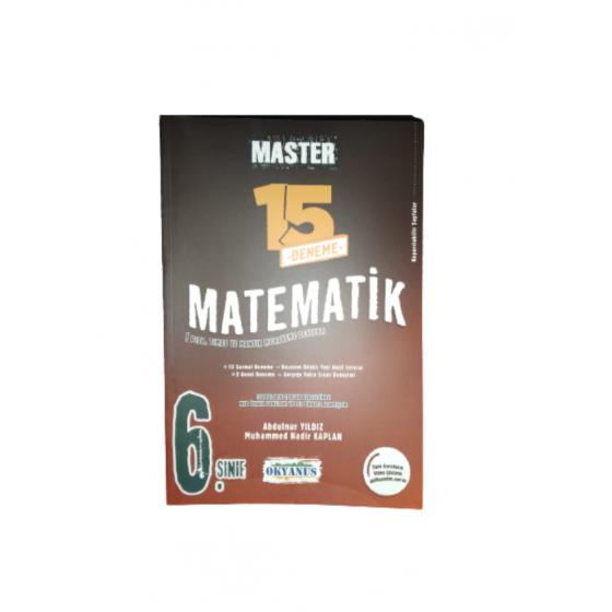 6. SINIF MASTER MATEMATİK 15 DENEME OKYANUS