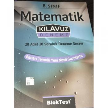 8.MATEMATİK KILAVUZ DENEME 20 ADET 20 SORULUK DENEME SINAVI