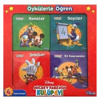 Mickey Farenin Kulüpevi 4 Kitap Takım Doğan Egmont