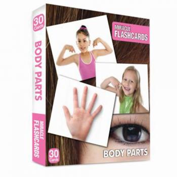 Miracle Flashcards Body Parts 30 Cards Mk Publications