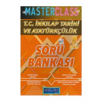 8.Sınıf LGS MASTERCLASS TC İnkılap Tarihi ve Atatürkçülük Soru Bankası Sağlam Test Yayınları