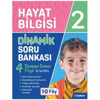 Tudem Yayınları 2. Sınıf Hayat Bilgisi Dinamik Soru Bankası (10 Föy)