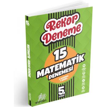 Startfen Yayınları 5. Sınıf Matematik Rekor Deneme